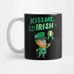 Saint Patricks Day, Kiss Me Im Irish Mug